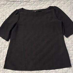 Banana Republic Black Blouse Short Sleeve Top